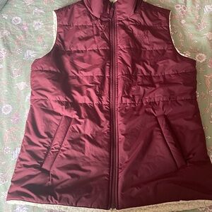 The North Face Red Puffer Vest